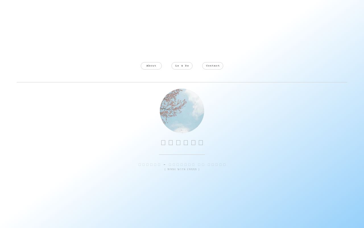 Carrd profile picture for @xsp